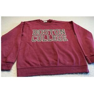 MV Sport Boston College Sweatshirt Maroon Graphic Pullover S NCAA Collegiate